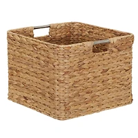 Household Essentials 11" Square Hyacinth Wicker Basket