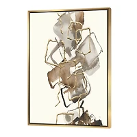 Designart - Gold Glam Squares III