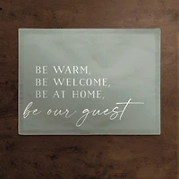 Be Warm Be Welcome Cotton Twill Placemat