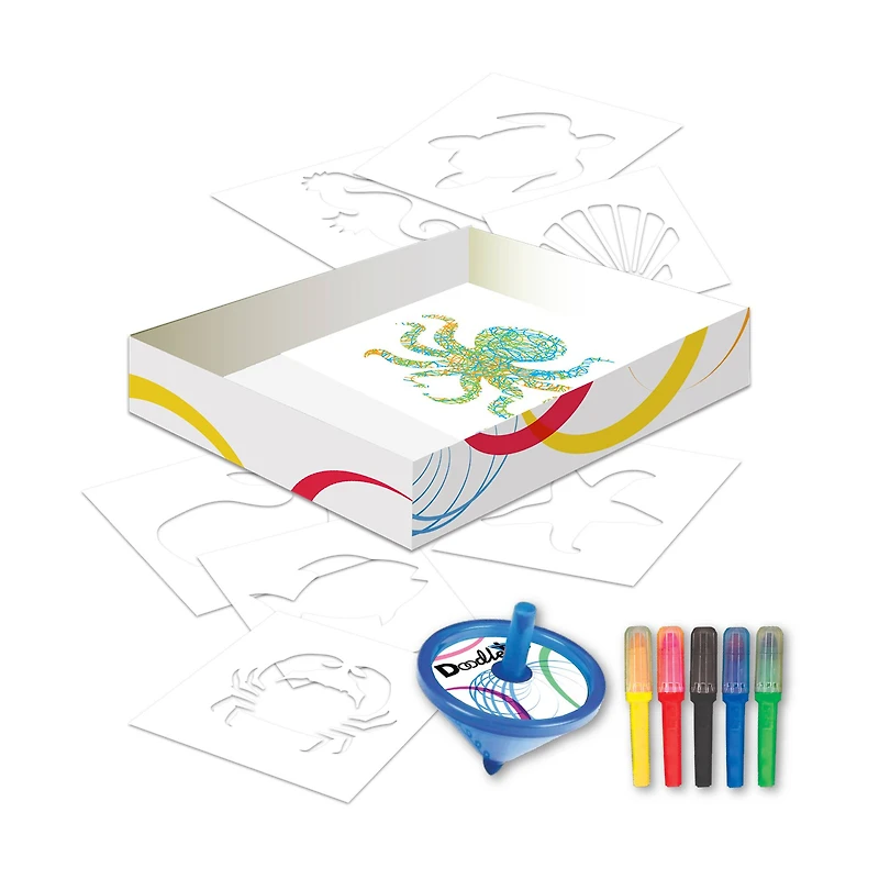 Doodletop Stencil Kit - Sea Life