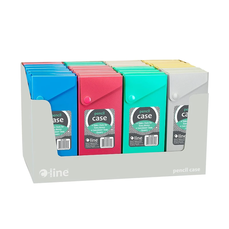 Slider Pencil Case, Pack of 24