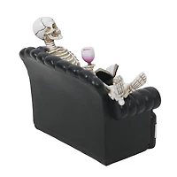 8.75" Skeleton Lounging with Drink Tabletop Décor by Ashland®