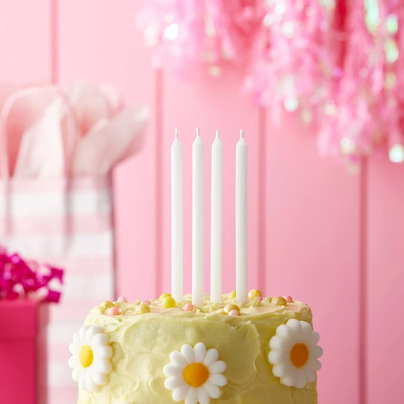 12 Packs: 12 ct. (144 total) White Candles by Celebrate It®