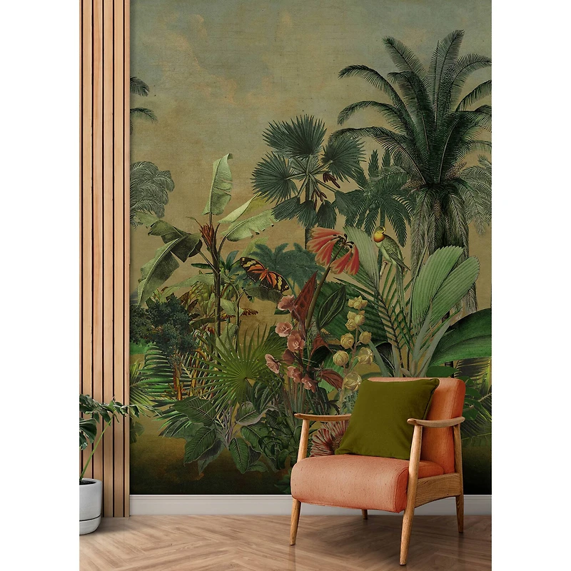 Mr. Kate Hilo Tropical Island Tapestry Peel & Stick Mural