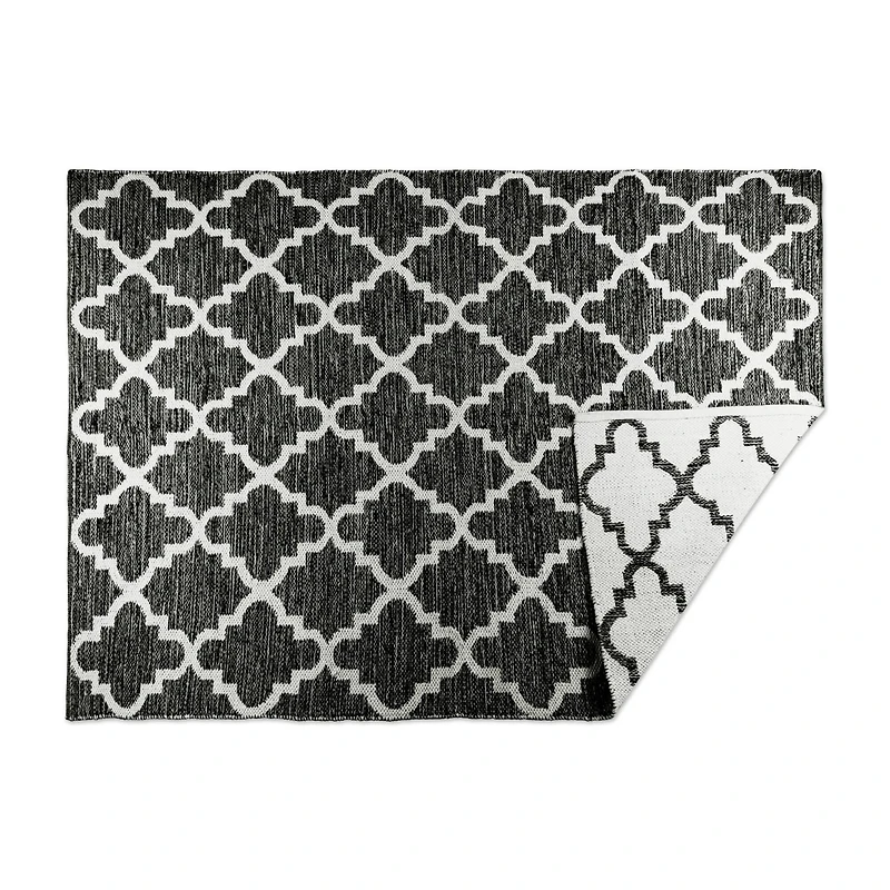 DII® Gray Lattice Hand-Loomed Rug, 4ft. x 6ft.