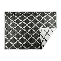 DII® Gray Lattice Hand-Loomed Rug, 4ft. x 6ft.