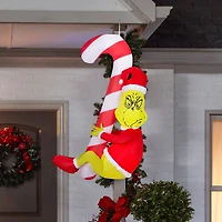 4.5ft. Airblown® Inflatable Christmas Hanging Grinch with Candy Cane