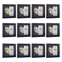 12 Pack: 8" x 8" Flat Black Shadow Box by Studio Décor®