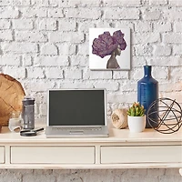 Stupell Industries Purple Strong Female Portrait Patterned Head Wrap Wall Plaque