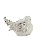 Tan Stone Country Garden Bird Sculpture Set