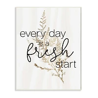Stupell Industries Nature Everyday Fresh Start Wall Plaque