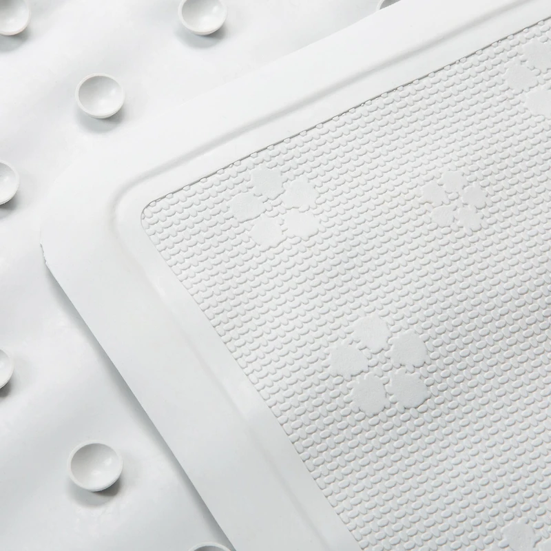 Bath Bliss White Large Bath Mat