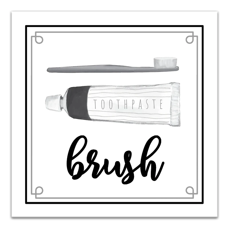 Brush 16" x 16" Canvas Wall Art