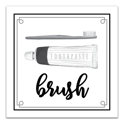 Brush 16" x 16" Canvas Wall Art