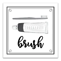 Brush 16" x 16" Canvas Wall Art