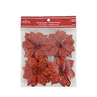 Red Poinsettia Floral Accents