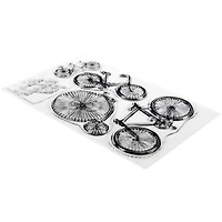 Bo Bunny® Bicycles Clear Stamps
