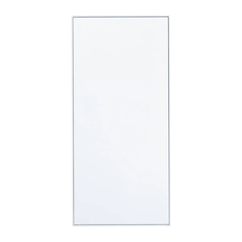 White Contemporary Wall Mirror