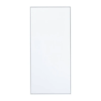 White Contemporary Wall Mirror