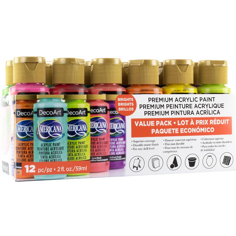 DecoArt® Americana® Premium Acrylic Paint Value Pack