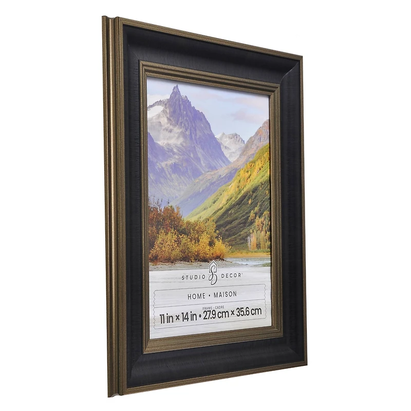 Home Black & Gold Leather Cigar Wall Frame by Studio Décor