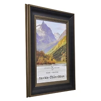 Home Black & Gold Leather Cigar Wall Frame by Studio Décor