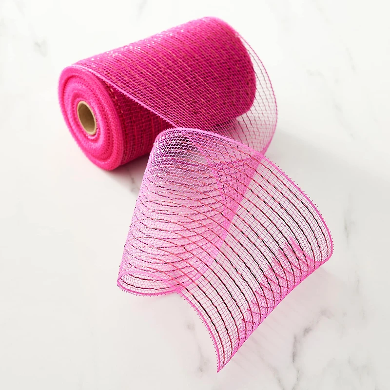5.5" x 45ft. Mesh Wide Ribbon by Celebrate It