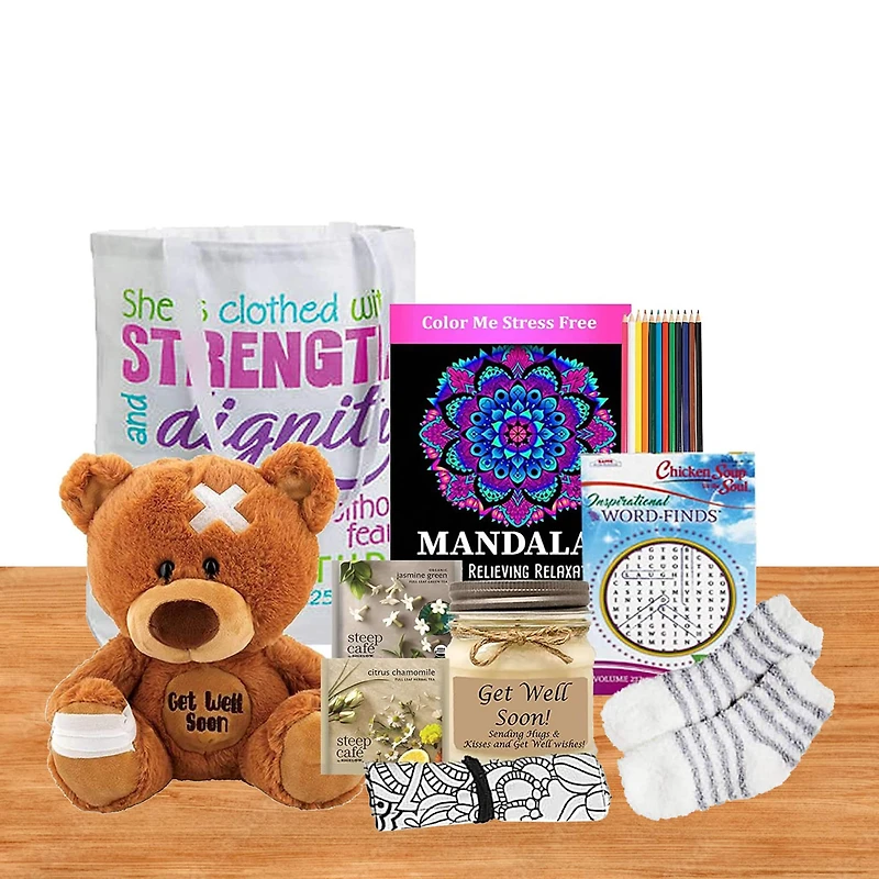 Feel Better Get Well Gift Tote Set
