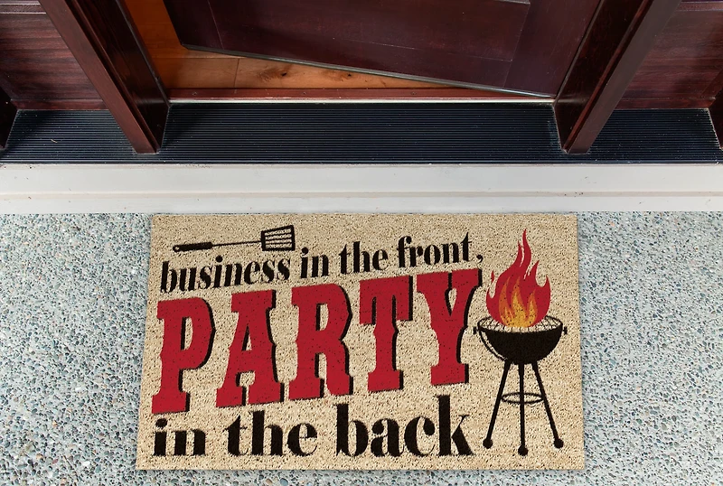 DII® Party In The Back Bbq Doormat