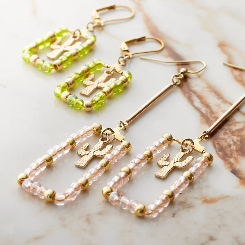 Metal Rectangle Bead Hoops by Bead Landing™