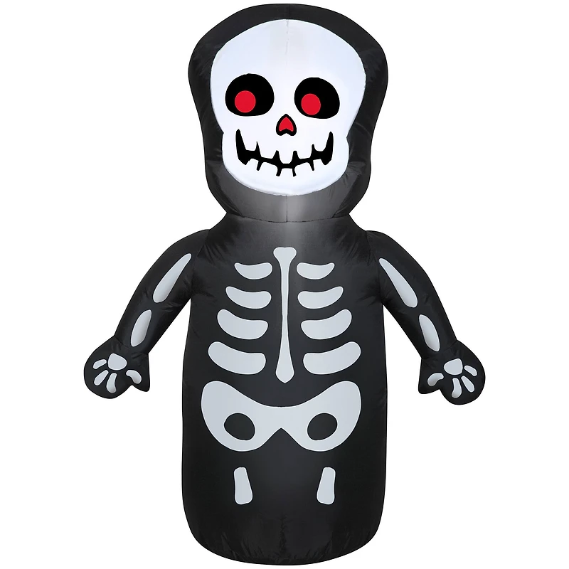 3.5ft. Airblown® Inflatable Halloween Happy Skeleton
