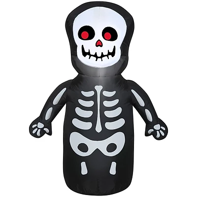 3.5ft. Airblown® Inflatable Halloween Happy Skeleton