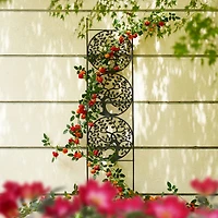 Glitzhome® 48" Metal Tree of Life Garden Trellis with Stakes