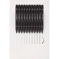 Uni-Ball® Pin Black Fineliner Drawing 12 Pen Set