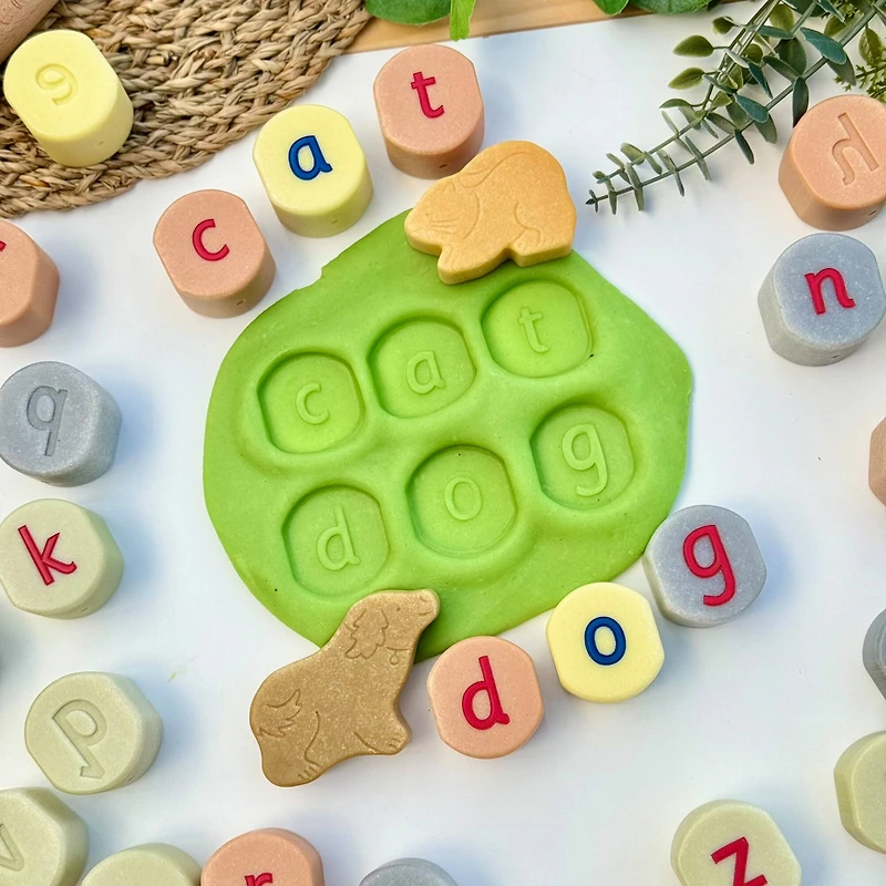Yellow Door Lowercase Alphabet Stamping Stones