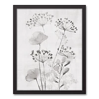 Neutral Botanicals 17.73" x 21.73" Black Framed Canvas