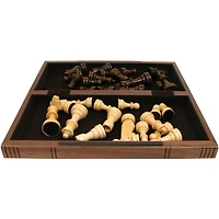 Toy Time Walnut Book Style Chess Board Set