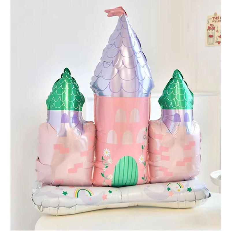 3ft. Fairy Castle Standing Foil Balloon Decoration