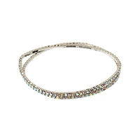Crystal Lane DIY Silver & AB Crystal Rhinestones Bracelets, 2ct.
