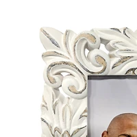 Expressions™ Whitewash Fleur-De-Lis Frame by Studio Décor®