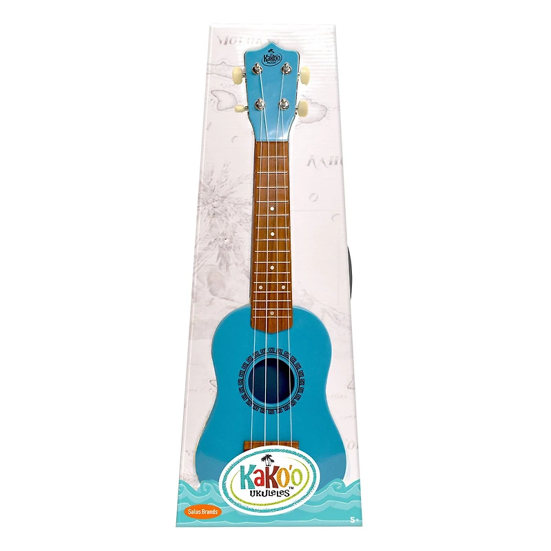 Salus KaKo'o 21" Pacific Blue Professional Wooden Ukulele Set
