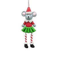 6.25" Mouse Santa Clay Ornament by Ashland®