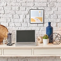 Stupell Industries Abstract Summer Vespa Bike Riders Wall Art in Black Frame