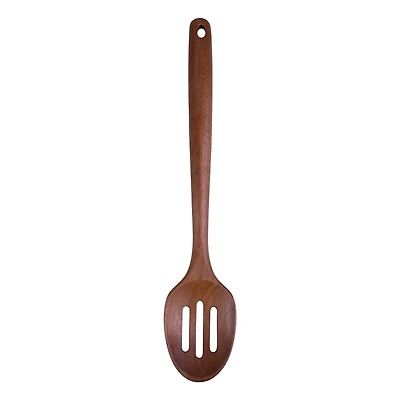 13" Acacia Wood Slotted Spoon by Makery™