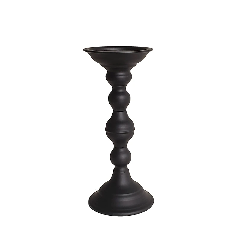 9.45" Black Metal Candle Holder by Ashland®