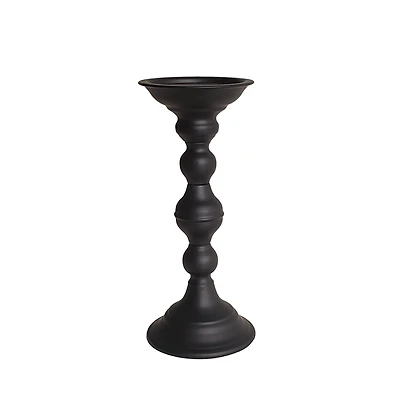 9.45" Black Metal Candle Holder by Ashland®