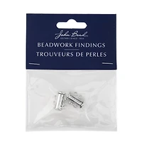 John Bead Silver Multi-Strand Tube Slide Clasps