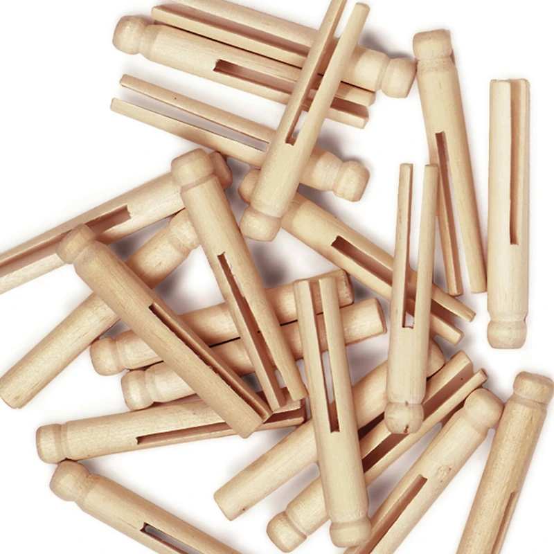 Creativity Street 3.75" Wood Doll Pins, 30ct.