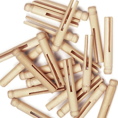 Creativity Street 3.75" Wood Doll Pins, 30ct.