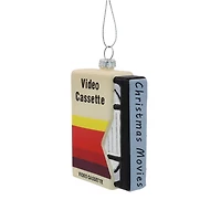4.25" Christmas Movies VHS Tape Glass Ornament by Ashland®